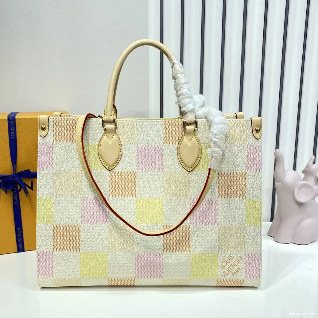 Aaa replica bags VUITTON ONTHEGO LOUIS MM-35*27*14cm 0522